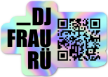 Sticker-Design Frau Rü